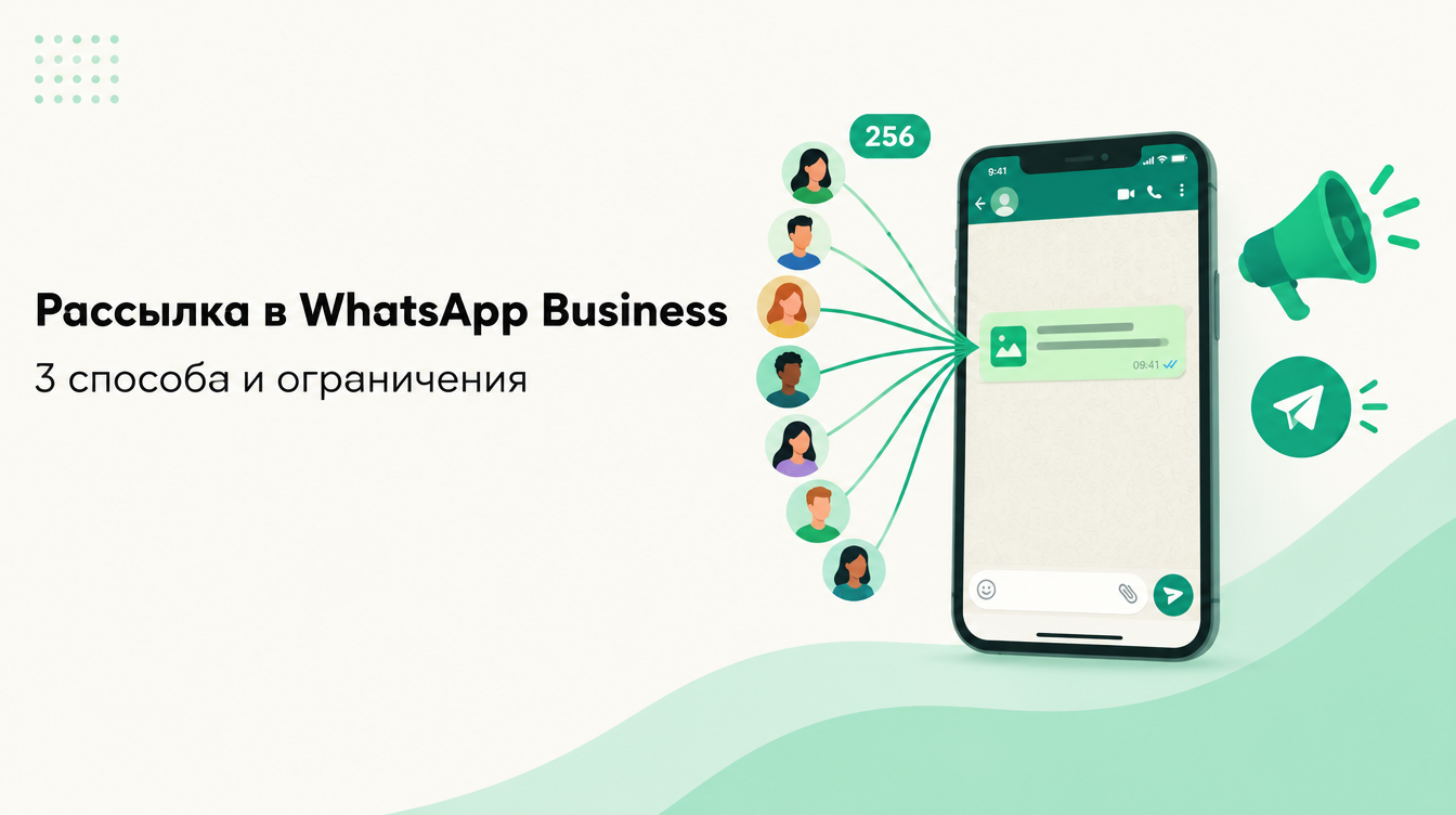 Как сделать рассылку в WhatsApp Business: список рассылки, платные рассылки и API