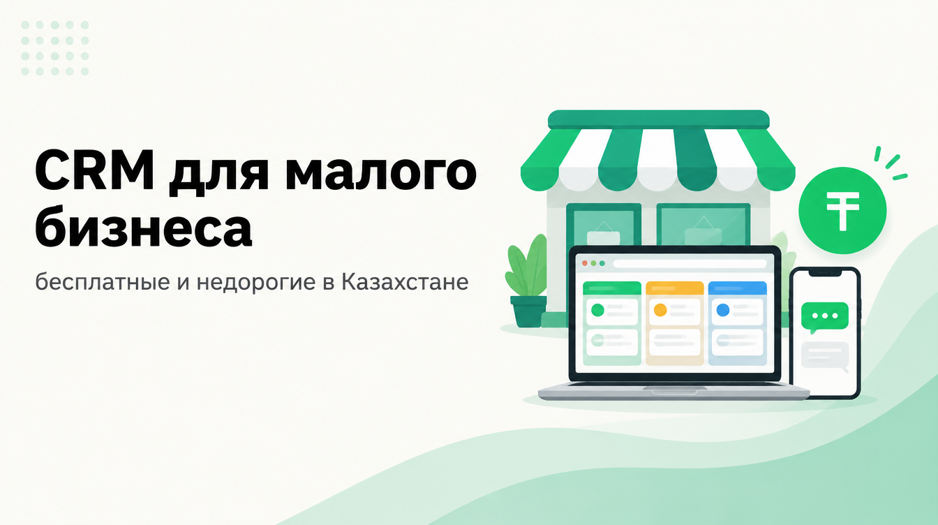 CRM для малого бизнеса: бесплатные и недорогие CRM в Казахстане с ценами в тенге