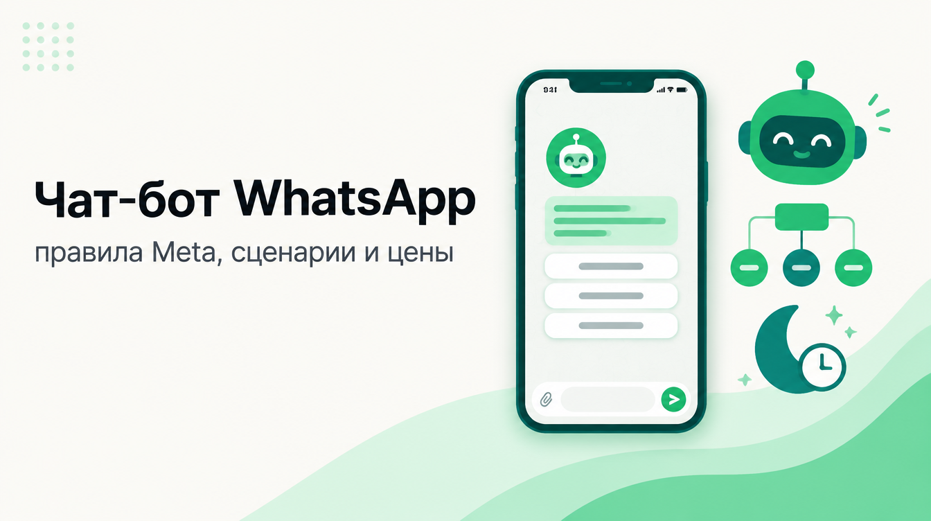 Чат-бот WhatsApp для бизнеса: правила Meta 2026, сценарии и цены в тенге